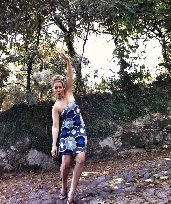 Vintage Zara Strapless Dress